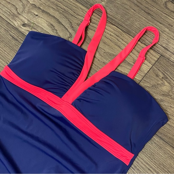 Boden Corsica Colorblock Tankini Swim Top - Picture 5 of 9